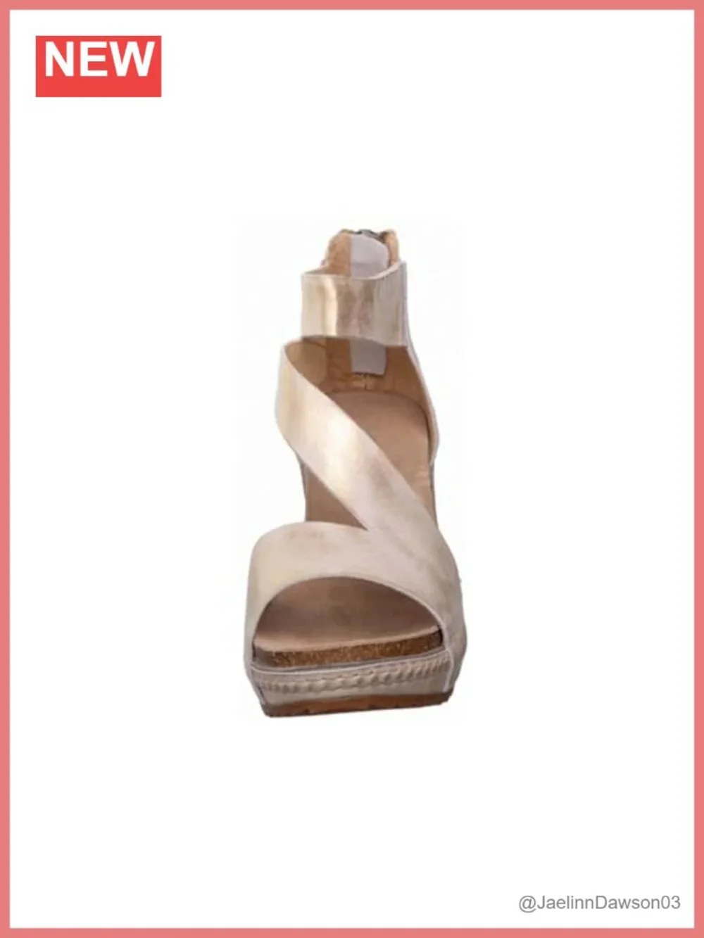 Women's Leather Wedge Sandals Ankle Strap Open Toe 2in Heel Zip